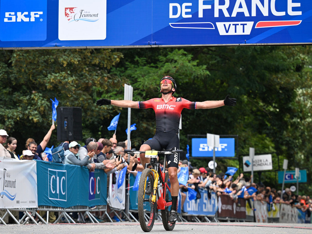 BMC | Carod on bike scoring the double in Jeumont 