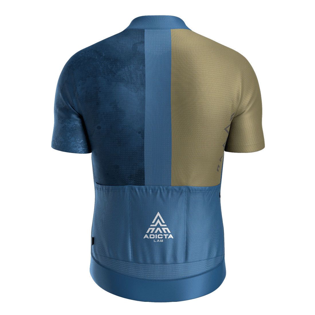 VALENT Jersey SS - BLUE / OLIVE OIL | ADICTA LAB Apparel